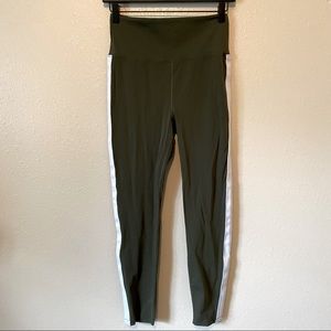 White stripe zyia leggings